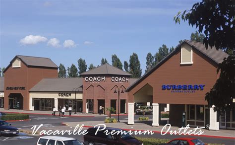 what stores are at the factory mall vacaville outlet